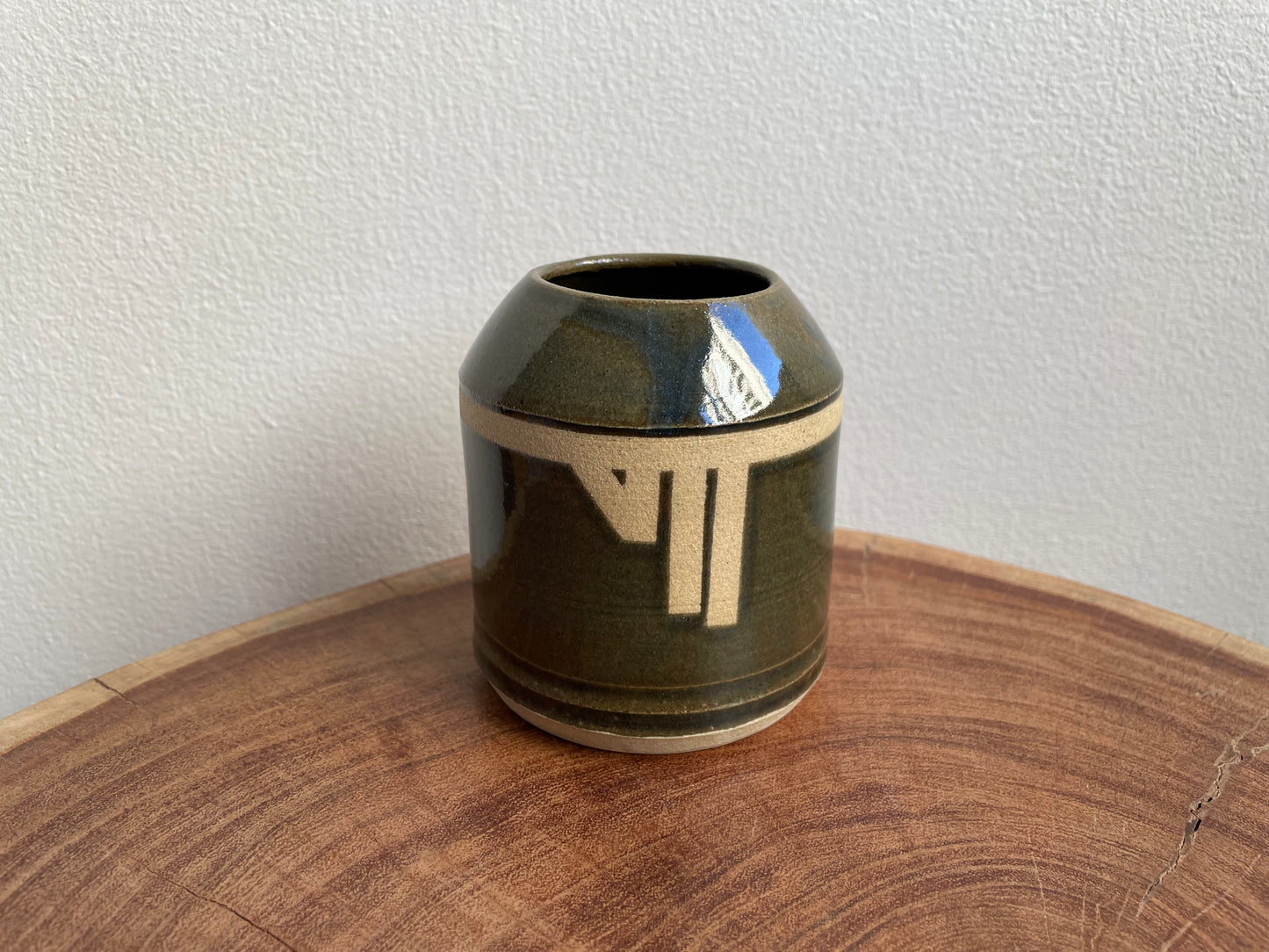 Green Lines Vase