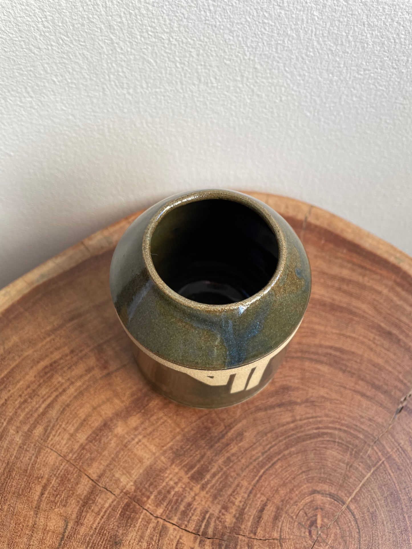 Green Lines Vase