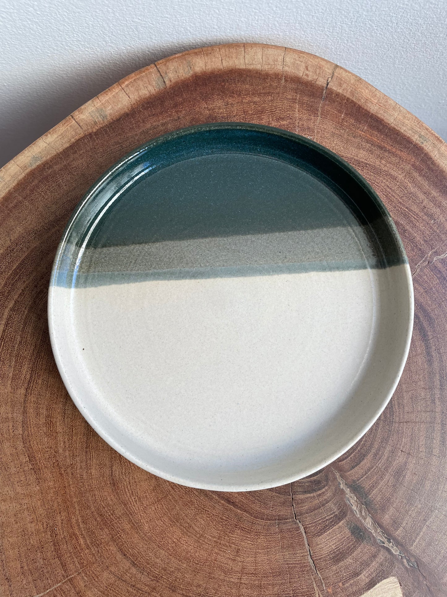 Green Lines Plate