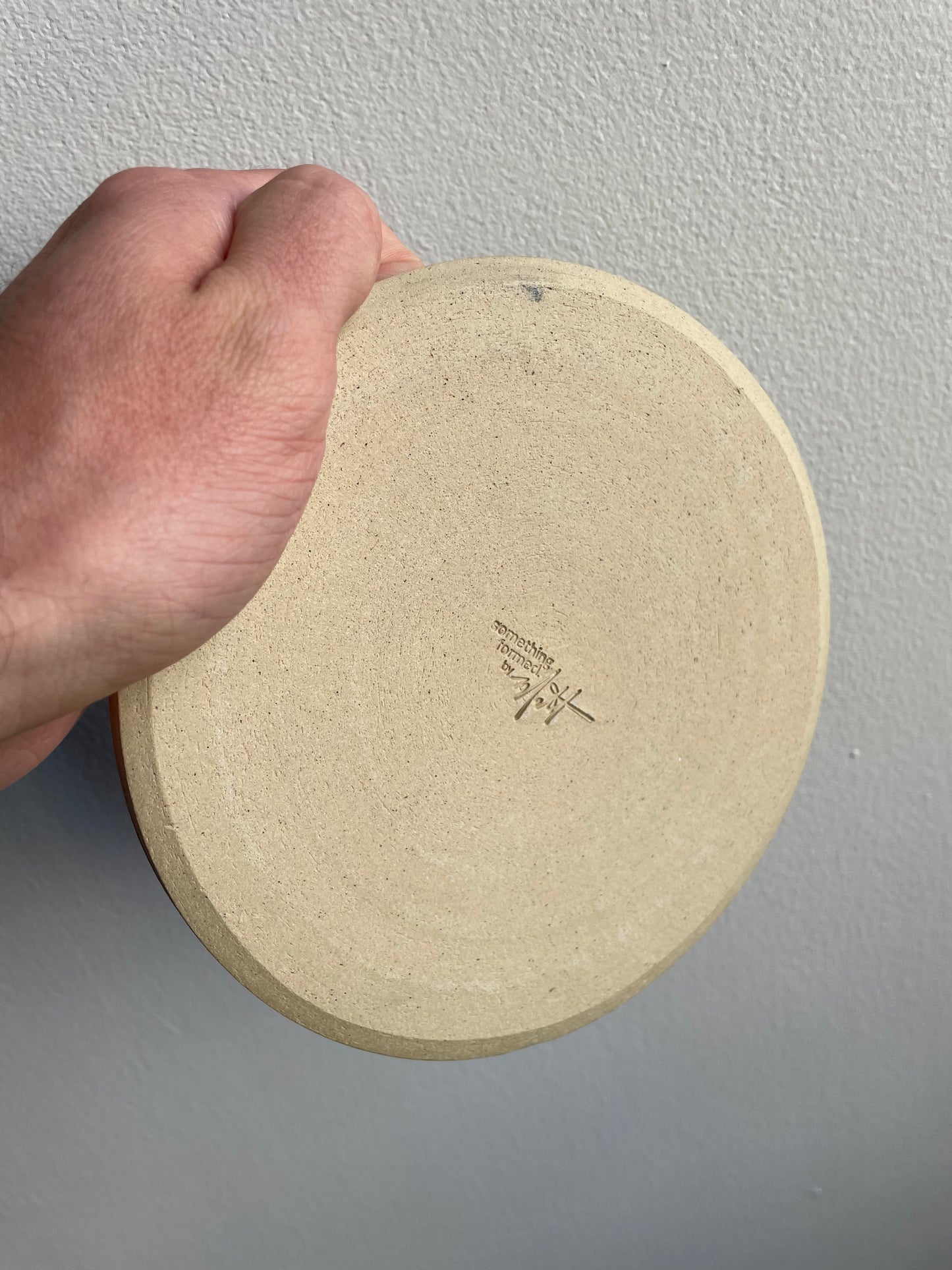Flat Rim Green Frost Plate