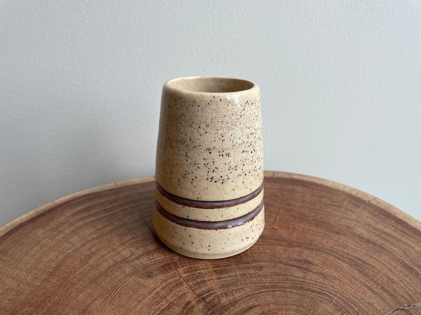 Speckled Stripe Vase