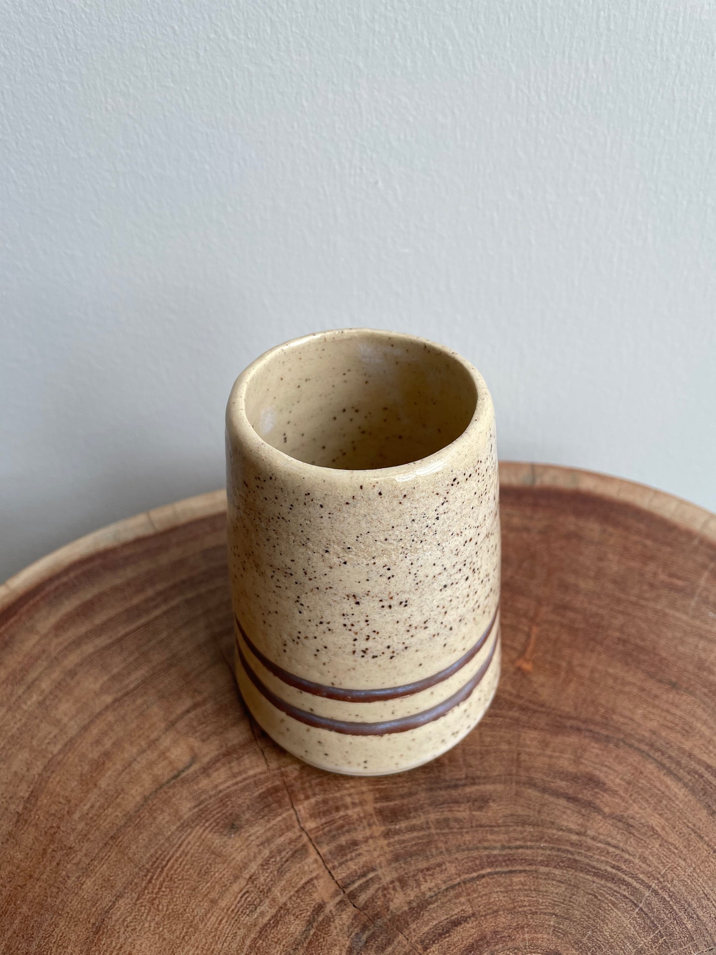 Speckled Stripe Vase