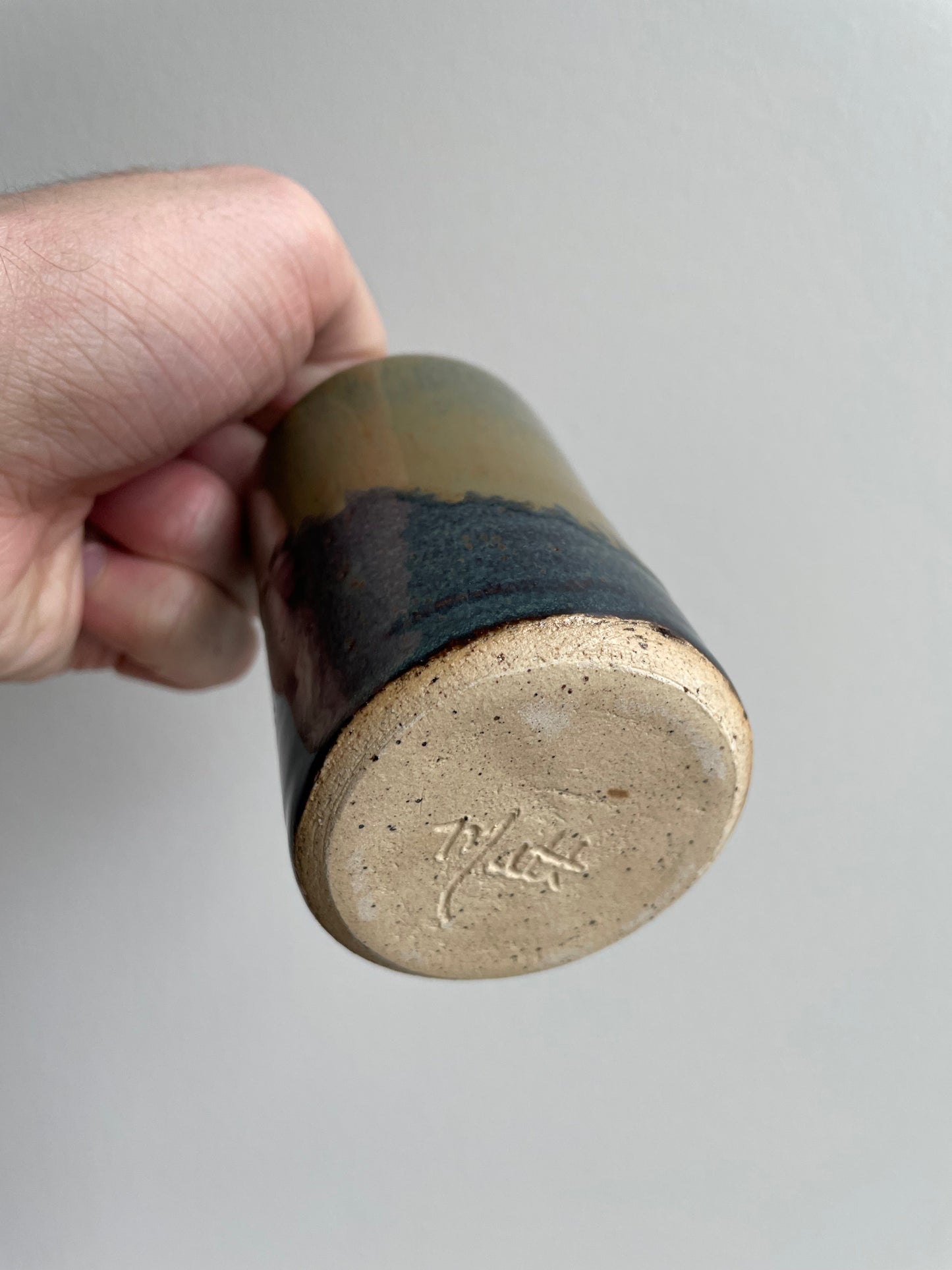 Running Brown Bud Vase