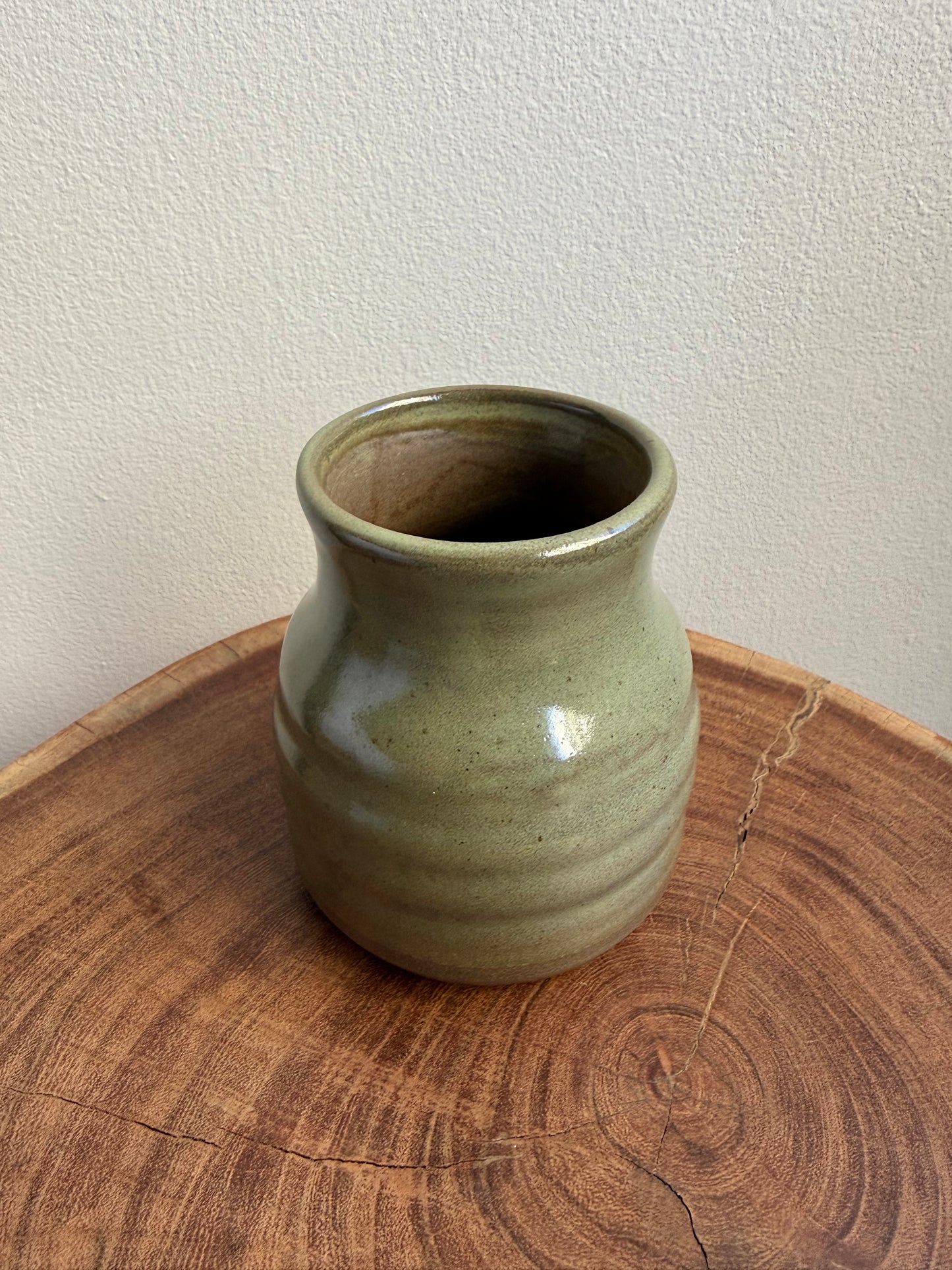 Green Beehive Vase
