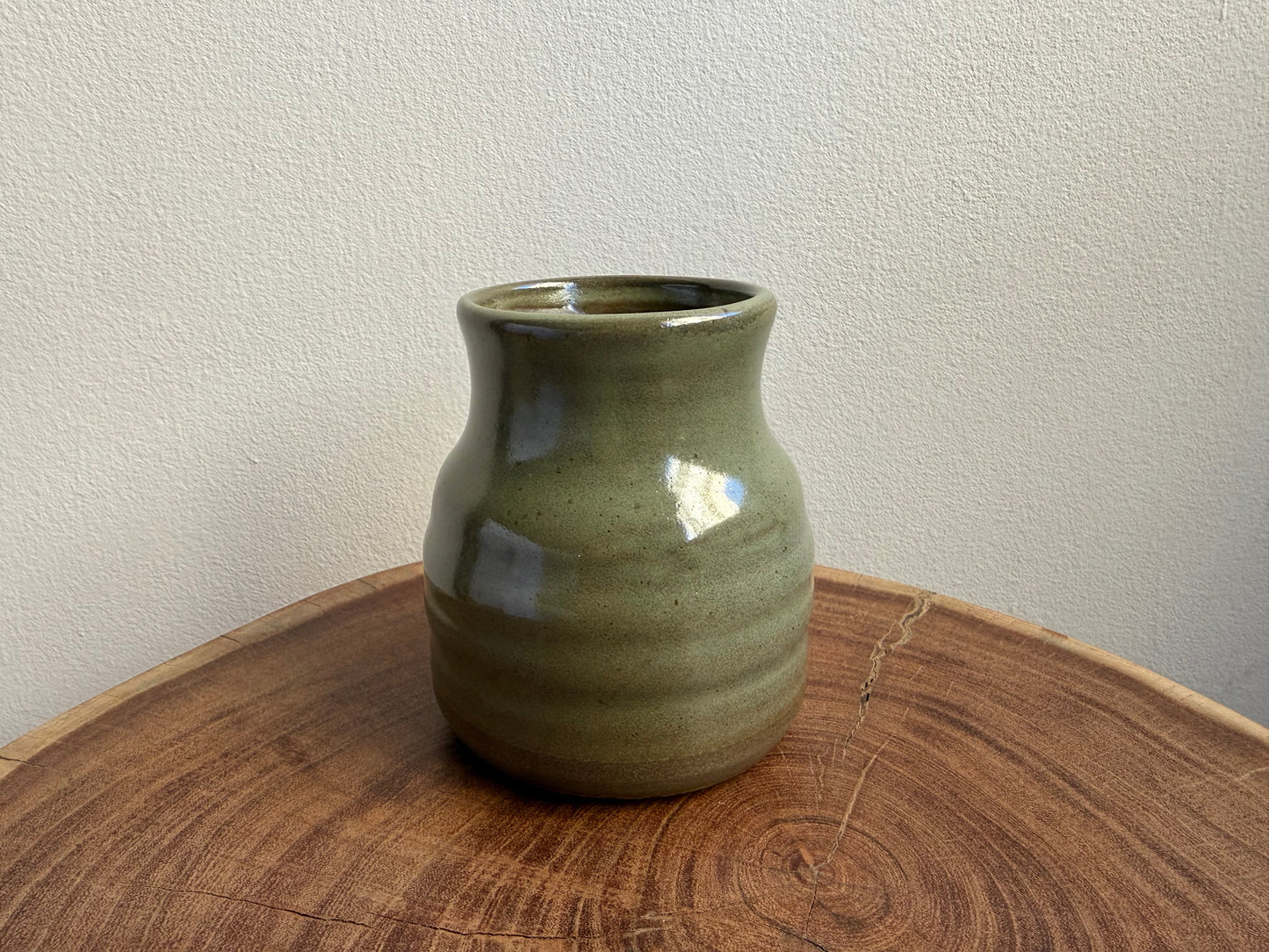 Green Beehive Vase