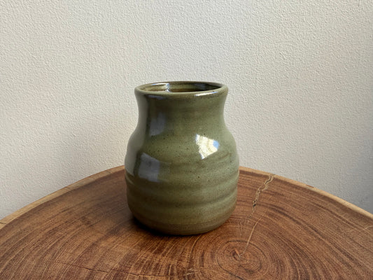 Green Beehive Vase